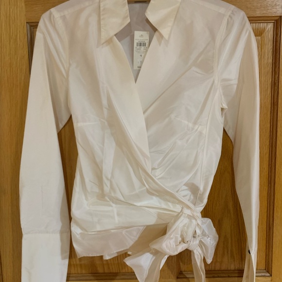 Ann Taylor flare skirt and wrap top - Picture 2 of 6